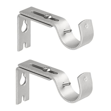 metal curtain rail brackets|replacement brackets for curtain rods.